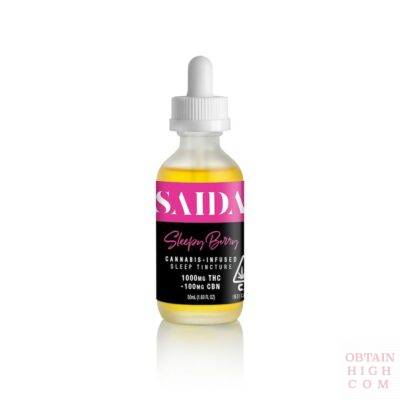 Sleepy Berry CBN Distillate Tincture by Saida obtain high